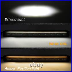 21 Led Light Bar Spot Light Spot Lamp Driving Beam With Amber White Drl 4x4 22