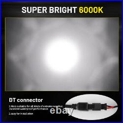 2PCS 5Inch Round LED Work Lights Spotlight Driving Lamp Offroad Truck ATV UTV