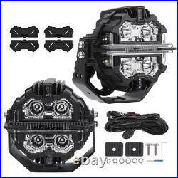 2PCS 5inch Round LED Driving Light 178W Spot Flood Light Driving Lamp Offroad