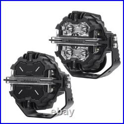 2PCS 5inch Round LED Driving Light 178W Spot Flood Light Driving Lamp Offroad