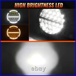 2PC Black OSRAM LEDriving LED 9 ROUND SPOT LIGHT SPOT LAMP DRIVING BEAM PATTERN