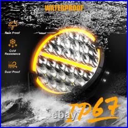 2PC Black OSRAM LEDriving LED 9 ROUND SPOT LIGHT SPOT LAMP DRIVING BEAM PATTERN