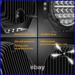 2PC Black OSRAM LEDriving LED 9 ROUND SPOT LIGHT SPOT LAMP DRIVING BEAM PATTERN