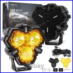 2Pcs LED Work Light Bar flood spot Lights Driving Lamp for Offroad Car Truck SUV