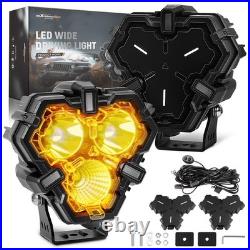 2Pcs LED Work Light Bar flood spot Lights Driving Lamp for Offroad Car Truck SUV 2Pcs LED Work Light Bar flood spot Lights Driving Lamp for Offroad Car Truck SUV