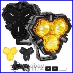 2Pcs LED Work Light Bar flood spot Lights Driving Lamp for Offroad Car Truck SUV