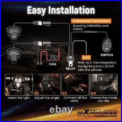 2Pcs LED Work Light Bar flood spot Lights Driving Lamp for Offroad Car Truck SUV