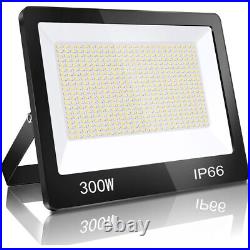 2X 300W LED Floodlight Spot Light Security Flood Lights Outdoor Garden Lamp IP66