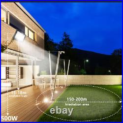 2X 500W LED Floodlight Spot Light Security Flood Lights Outdoor Garden Wall Lamp