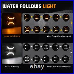 2X Fit Scania Volvo DAF MAN Truck 24V 9 Round Full Led Spot Fog DRL Light Lamp