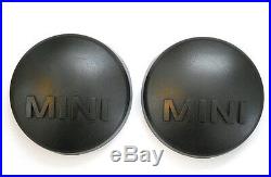 2 BMW Mini Spot Lights Driving Lamps WITH COVERS WIPAC ORIGINAL BLACK R50 52 53