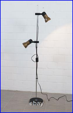 2 Chrome Floor Bar Floor Lamp Boom Spotlight Reading Lamp 1960s 2 Chrome Floor Bar Floor Lamp Boom Spotlight Reading Lamp 1960s