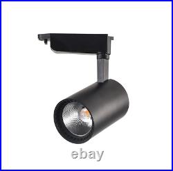2-Wire 12W 20W 30W COB LED Track Light Rail Lamp Spotlight Shop Bar Exhibition