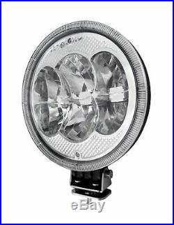 2x 12/ 24v 9 Round Cree LED Spot Lights Lamp DRL / Park Light Dual Function CE
