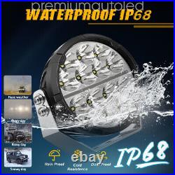 2x 7inch LED Driving Light Bar 450W Spot Position DRL Work Lamp Offroad SUV 4x4