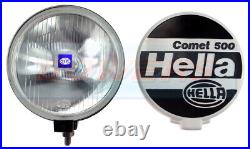 2x HELLA COMET 500 6 163mm CLEAR LENS DRIVING LIGHTS SPOT LIGHTS SPOT LAMPS
