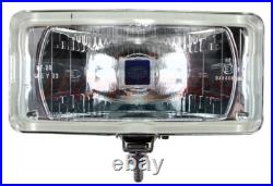 2x HELLA COMET 550 RECTANGULAR CLEAR LENS DRIVING LIGHTS SPOT LIGHTS SPOT LAMPS
