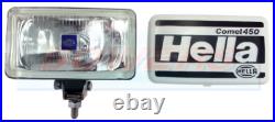 2x Hella Comet 450 Rectangular Clear Lens Driving Lights Spot Lights Spot Lamps 2x Hella Comet 450 Rectangular Clear Lens Driving Lights Spot Lights Spot Lamps