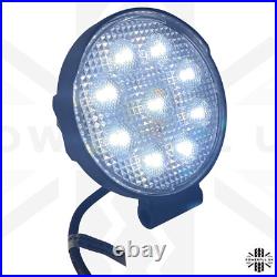 2x Hella Round 4 Work Spot Light Lamp LED Pair 2pc R1500