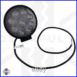 2x Hella Round 4 Work Spot Light Lamp LED Pair 2pc R1500