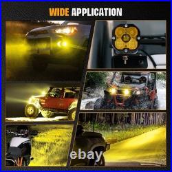 2x Motorcycle LED Headlight Fog Driving Spot Light Auxiliary Lamp Yellow White 2x Motorcycle LED Headlight Fog Driving Spot Light Auxiliary Lamp Yellow White