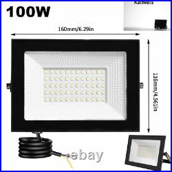 30-200W LED Floodlight Spot Light Watt Security Flood Lights Outdoor Garden Lamp