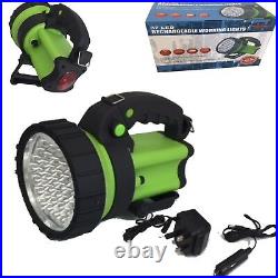37 LED Rechargeable Spotlight Hand lamp Work Light Torch 1 Million Candle Power