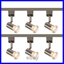 3M 3 Meter 6 Spot Heads Single Circuit 5W GU10 LED Track Bar Display Light Lamp