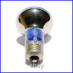 3 x Crompton 40w R64 ES E27 Screw Cap Blue Coloured Disco Spot Light Dimmable
