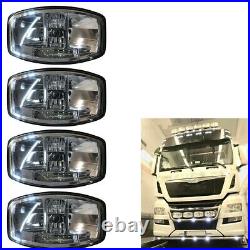 4X 24v Jumbo 320 FF Spot & sidelight light/lamp Kelsa/BAR/Scania/Volvo/MAN