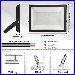 4X 300W LED Floodlight Spot Light Security Flood Lights Outdoor Garden Wall Lamp