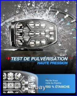 4X Rectangular Oval LED Driving Spot Light Spot Lamp White/Amber DRL light Jumbo 4X Rectangular Oval LED Driving Spot Light Spot Lamp White/Amber DRL light Jumbo