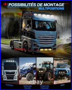 4X Rectangular Oval LED Driving Spot Light Spot Lamp White/Amber DRL light Jumbo 4X Rectangular Oval LED Driving Spot Light Spot Lamp White/Amber DRL light Jumbo