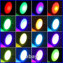 4-32X Color Changing RGB 5W LED Ceiling Light Recessed Panel Downlight Spot Lamp