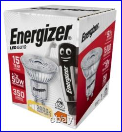 4.7W = 50W Equiv LED GU10 Light Bulbs Energy Saving 36° Spotlight Warm White 4.7W = 50W Equiv LED GU10 Light Bulbs Energy Saving 36° Spotlight Warm White