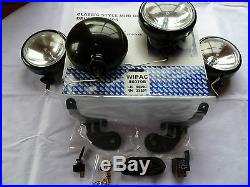 4 Bmw Mini Spot Lights Driving Lamps (2 Pairs) Auxilary Lamps Full Kit 2001 2007