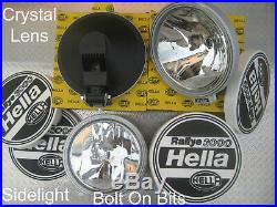 4 HELLA Rallye 3000 Spot light/lamps COVERS Defender/4x4/Discovery/Hilux/L200