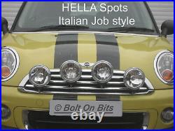 4 Hella Spot Lamp/light Italian Job Kit R56 Mini First One Cooper S SD 2007-2013