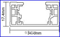 4 Metre 12 Spot Indoor GU10 Swivel Single Circuit Track Light Head Spotlight 4M