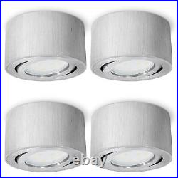 4 Piece Celi 1A Building Spot Aluminium Swivel with LED 5W Neutral White Dimmable 230V