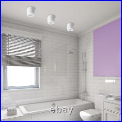 4 Piece LED Building Spotlight Ceiling Bath & Outdoor White IP44 with GU10 LED 6W Warm White