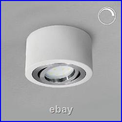 4 piece flat ceiling construction Spot White Swivel Incl. LED 5W Dimmable Warm White