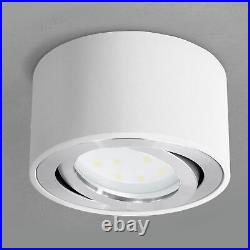 4er Set Celi 1 flat ceiling construction Spots White Swivel Incl. LED 5W Neutral White