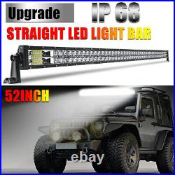 52 3000w LED Light Bar High Intensity Spot Lamp LAND ROVER DISCOVERY SPORT 4X4