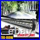52inch Curved Straight Led Light Bar Flood Spot Offroad Driving Lamp For Suv