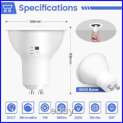 5W 7W GU10 LED Bulbs Spotlight Lamps Warm Cool White Eneygy Saving Bulbs 230V
