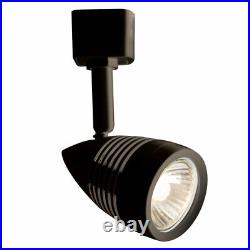 5 Metre Track Light Kit 15x GU10 Spot Head Adjustable Black Decorative Spotlight