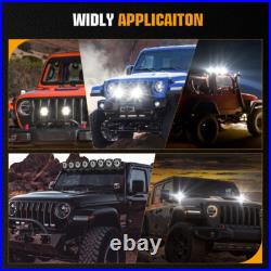 5inch Osram LED Driving Lights Spotlights Spot Round Offroad 4WD Black 4x4 Lamp