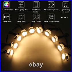61mm RGB+Warm White Decking Light Bluetooth Control Spot Light Inground Lamp