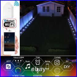 61mm RGB+Warm White Decking Light Bluetooth Control Spot Light Inground Lamp
